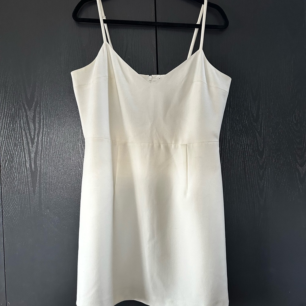 French Connection Ivory Sleeveless Dress